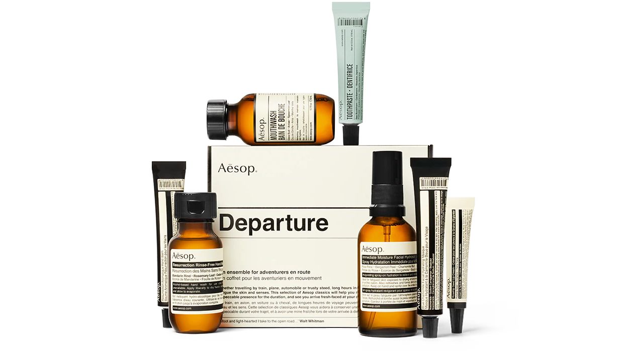 aesop ‘departure’ travel kit