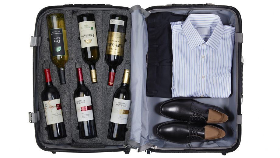 wine packing for air travel