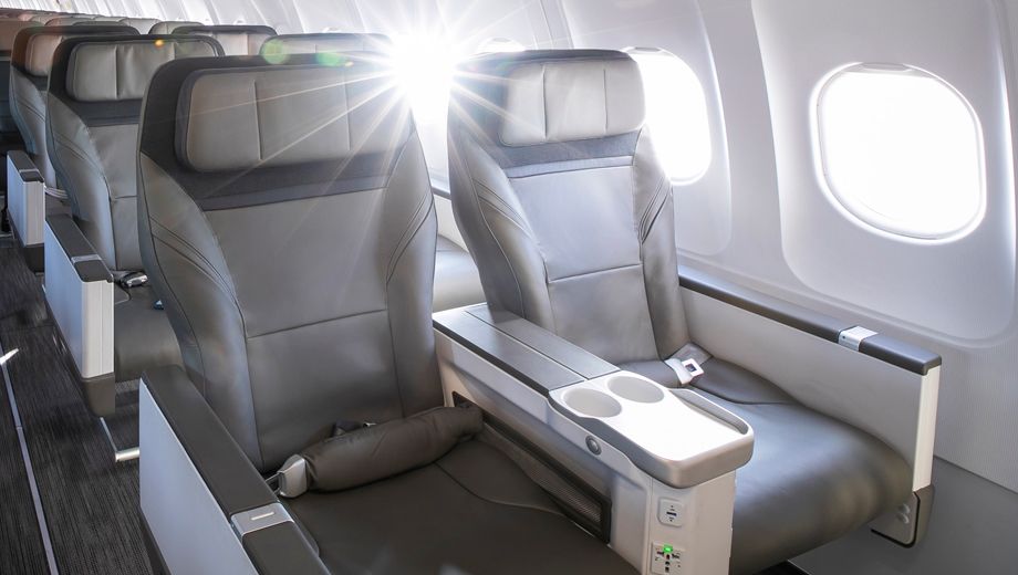 Here is Alaska Airlines' new first class (okay, business