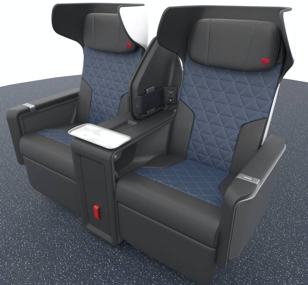 Delta Air Lines Reveals New Airbus A321neo First Class Seat Executive