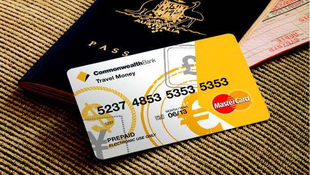 commonwealth bank travel money card exchange rates