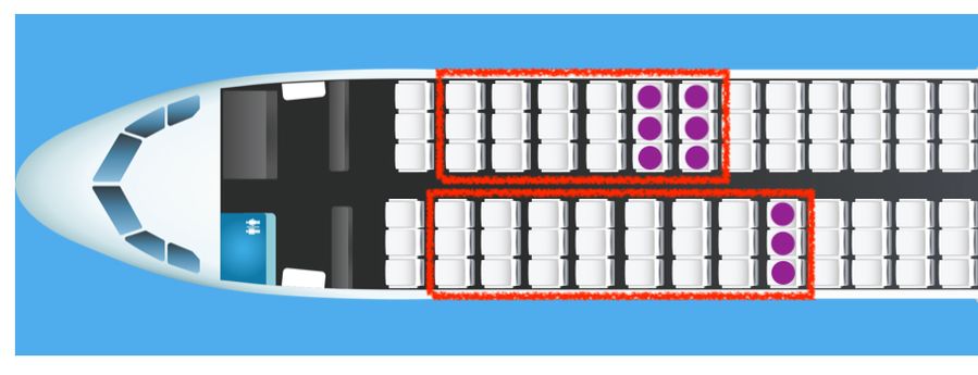 Best Seats For Legroom On Air New Zealand Airbus A321neo - Executive 