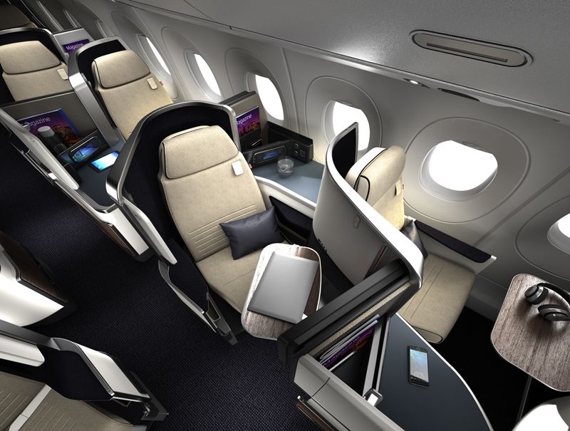 Here Is Air Frances New Airbus A350 Business Class Seat Executive Traveller